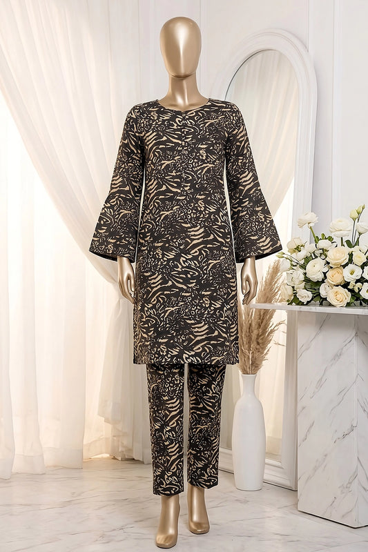 2 Piece - Digitally Printed Lawn - Coral 11403