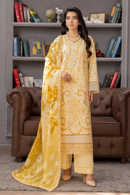 3 Piece - Embroidered Lawn - Bindi 30901