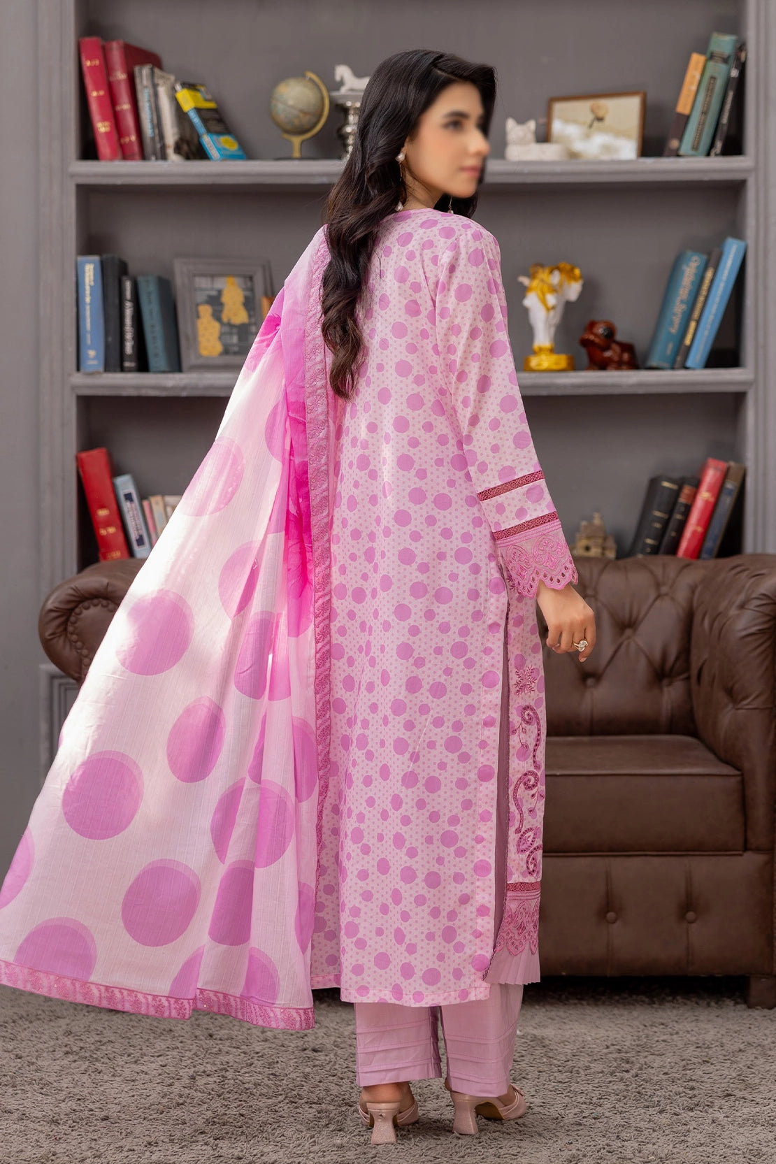 3 Piece - Embroidered Lawn - Bindi 30902