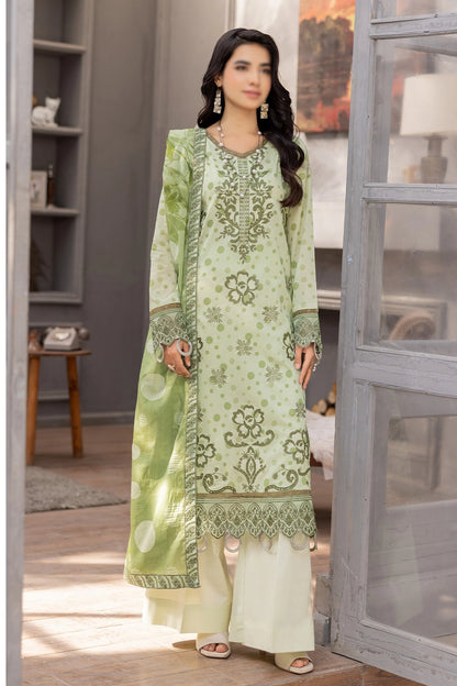 3 Piece - Embroidered Lawn - Bindi 30904