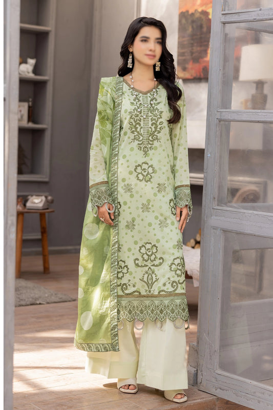 3 Piece - Embroidered Lawn - Bindi 30904