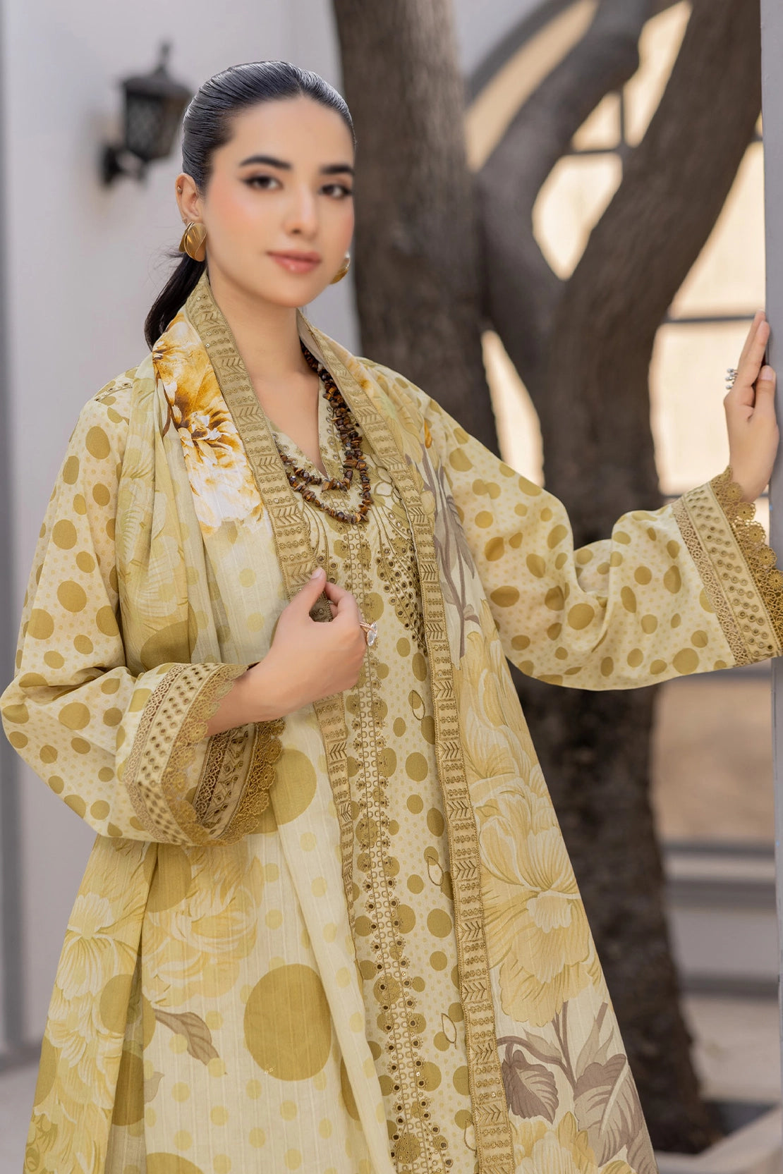 3 Piece - Embroidered Lawn - Bindi 30905