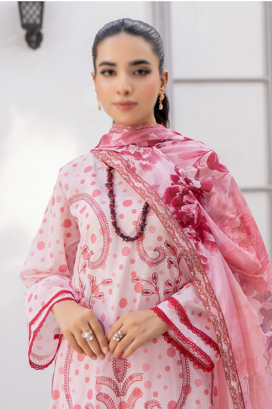 3 Piece - Embroidered Lawn - Bindi 30906