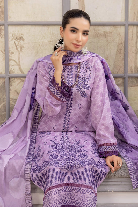 3 Piece - Embroidered Lawn - Bindi 30907