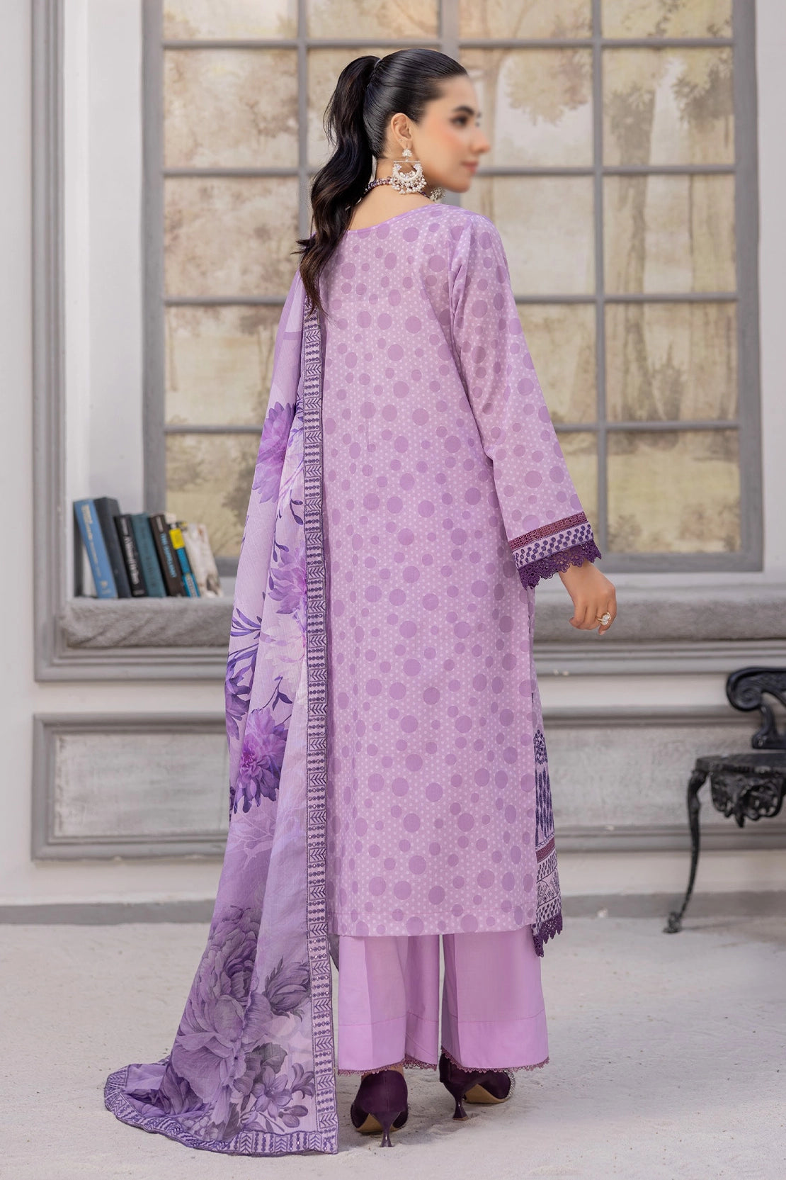 3 Piece - Embroidered Lawn - Bindi 30907