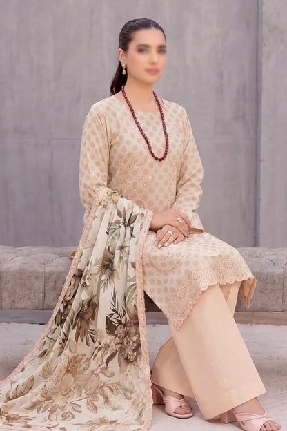 3 Piece - Embroidered Lawn - Bindi 30909