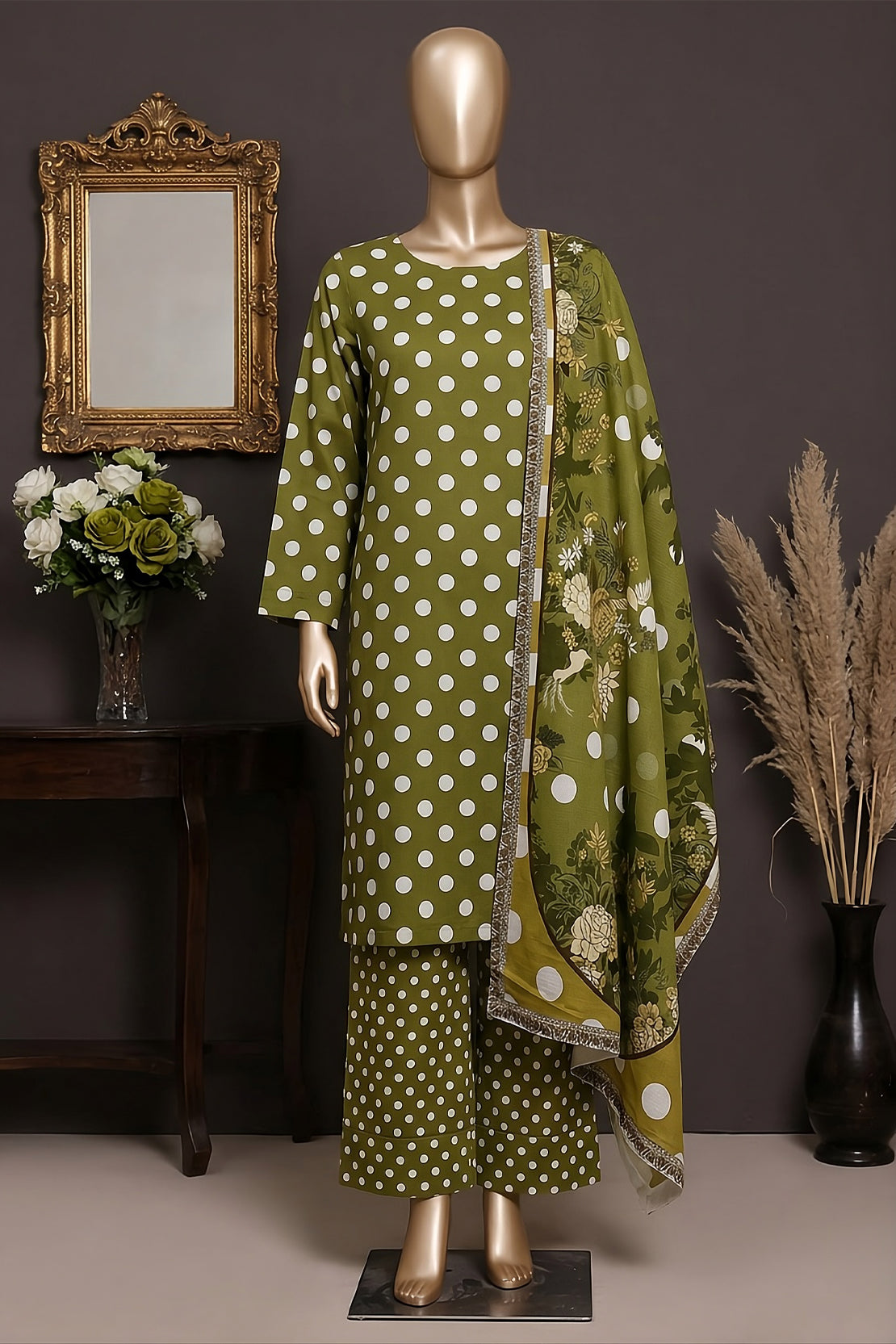 3 Piece - Digitally Printed Lawn - F81 - D4801