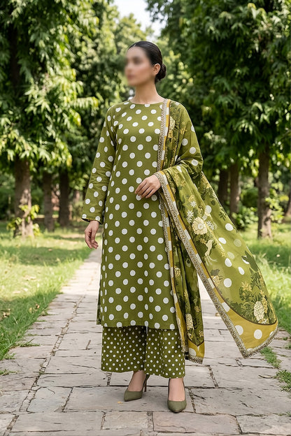 3 Piece - Digitally Printed Lawn - F81 - D4801