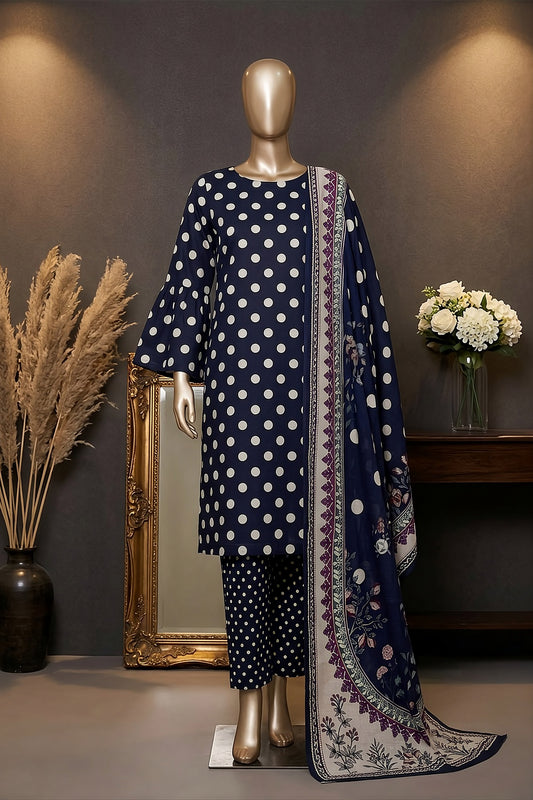 3 Piece - Digitally Printed Lawn - F81 - D4804