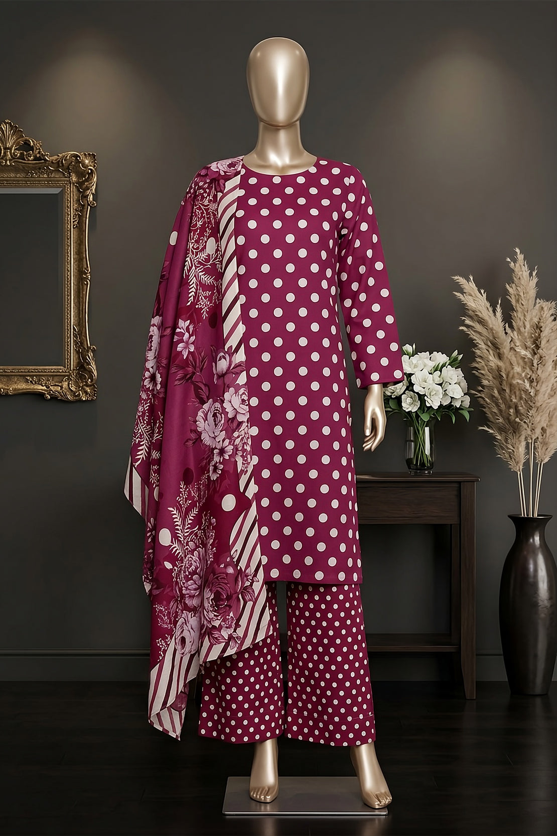 3 Piece - Digitally Printed Lawn - F81 - D4807