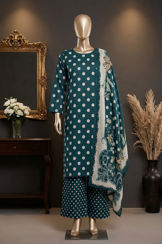 3 Piece - Digitally Printed Lawn - F81 - D4808