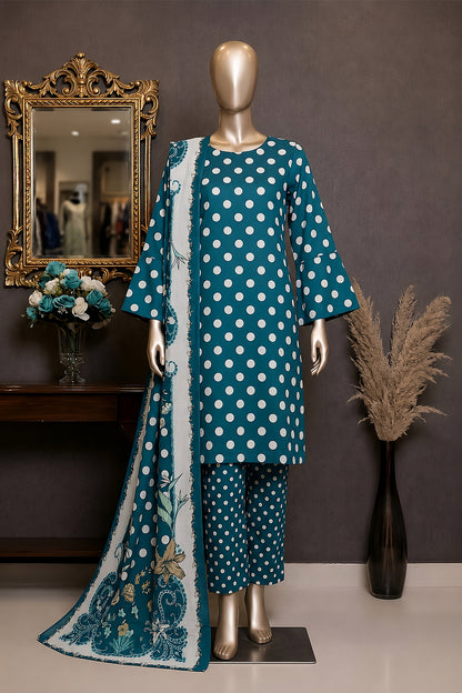 3 Piece - Digitally Printed Lawn - F81 - D4810