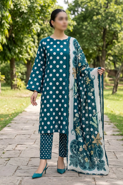 3 Piece - Digitally Printed Lawn - F81 - D4810