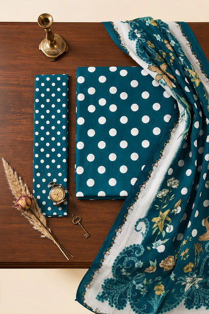 3 Piece - Digitally Printed Lawn - F81 - D4810