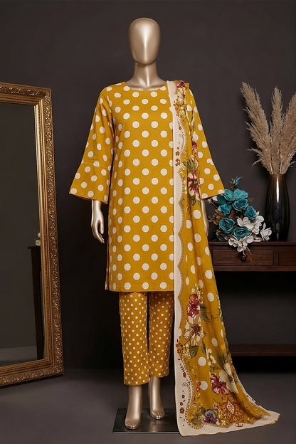 3 Piece - Digitally Printed Lawn - F81 - D4811