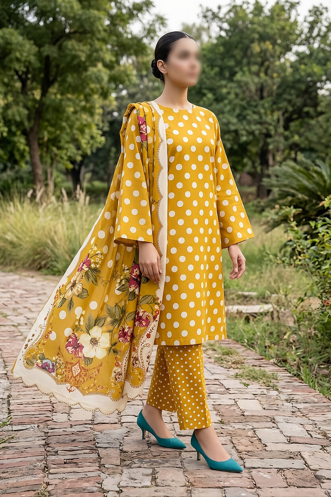 3 Piece - Digitally Printed Lawn - F81 - D4811