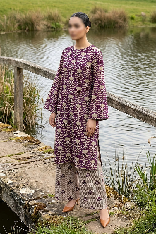 2 Piece - Digitally Printed Lawn - B39 - D5102