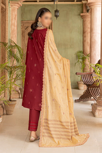3 Piece - Embroidered Lawn - Khayaal 102