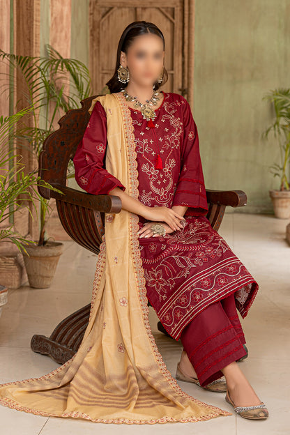 3 Piece - Embroidered Lawn - Khayaal 102