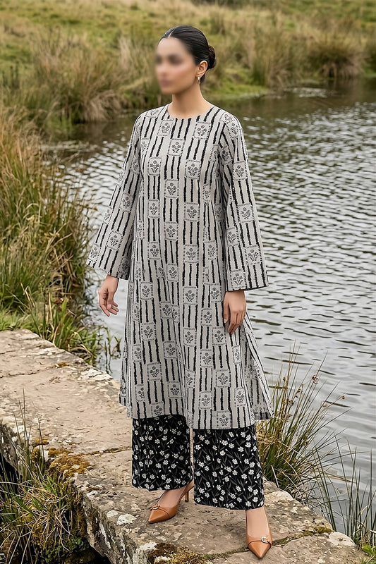 2 Piece - Digitally Printed Lawn - B39 - D5104