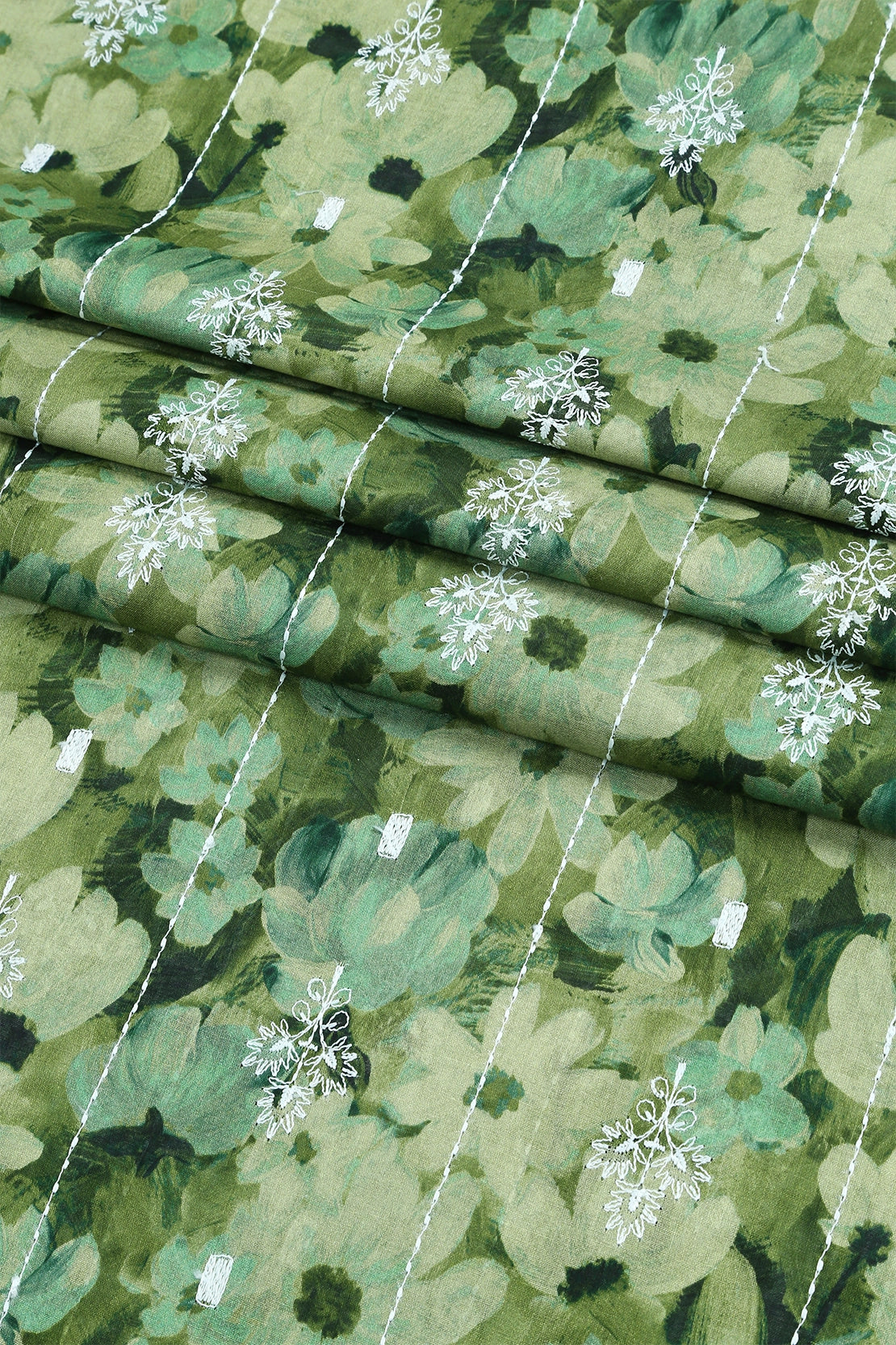 3 Piece - Embroidered Lawn - F77 - D4405
