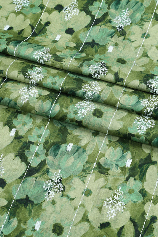 3 Piece - Embroidered Lawn - F77 - D4405