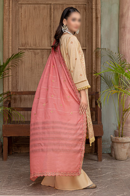 3 Piece - Embroidered Lawn - Khayaal 105