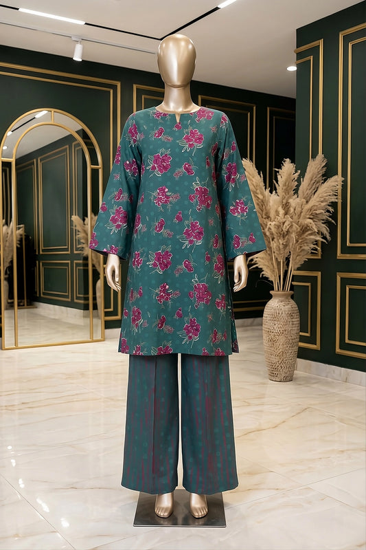 2 Piece - Digitally Printed Lawn - B39 - D5106