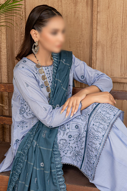 3 Piece - Embroidered Lawn - Khayaal 106