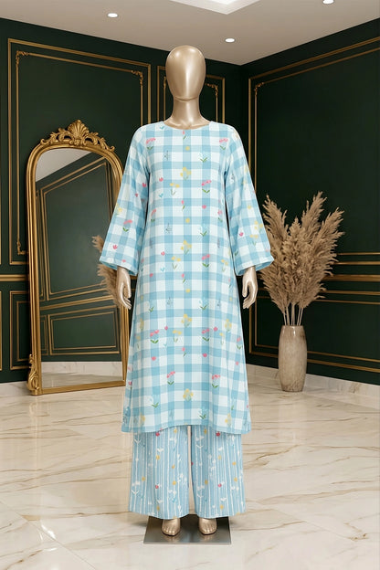 2 Piece - Digitally Printed Lawn - B39 - D5107