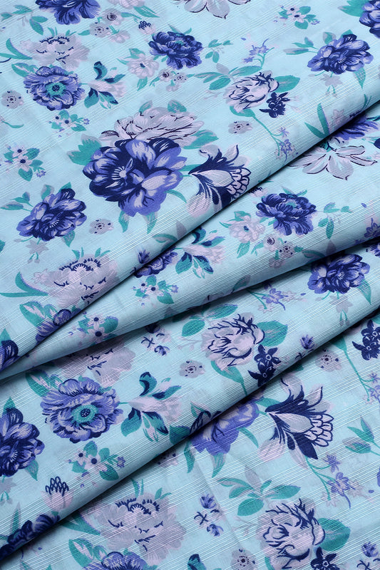 2 Piece - Digitally Printed Doriya Lawn - D601