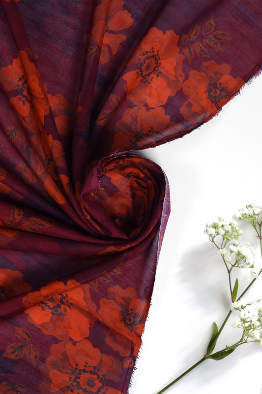 2 Piece - Digitally Printed Doriya Lawn - D411
