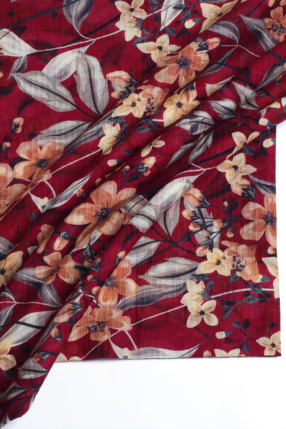 2 Piece - Digitally Printed Doriya Lawn - D406