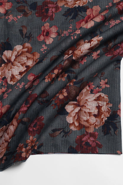 2 Piece - Digitally Printed Doriya Lawn - D407