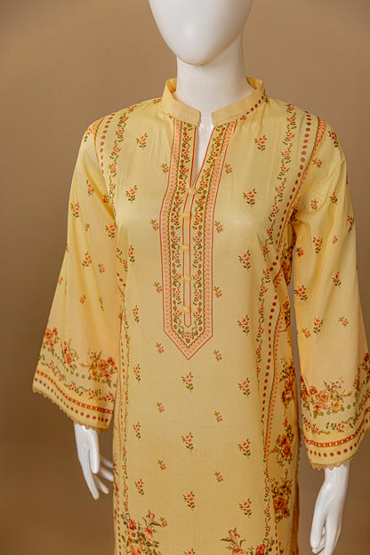 3 Piece - Digitally Printed Lawn - D902