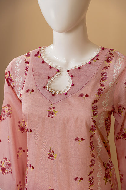 3 Piece - Digitally Printed Lawn - D904