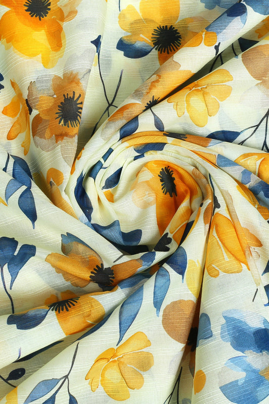 2 Piece - Digitally Printed Doriya Lawn - D501