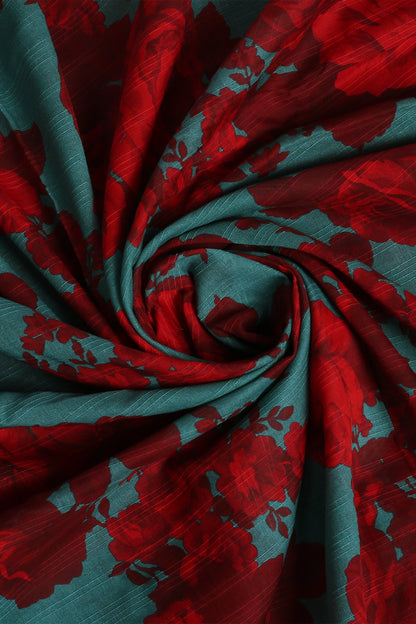 2 Piece - Digitally Printed Doriya Lawn - D502