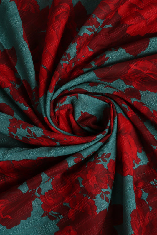 2 Piece - Digitally Printed Doriya Lawn - D502