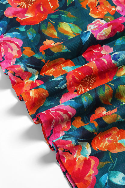 2 Piece - Digitally Printed Doriya Lawn - D508
