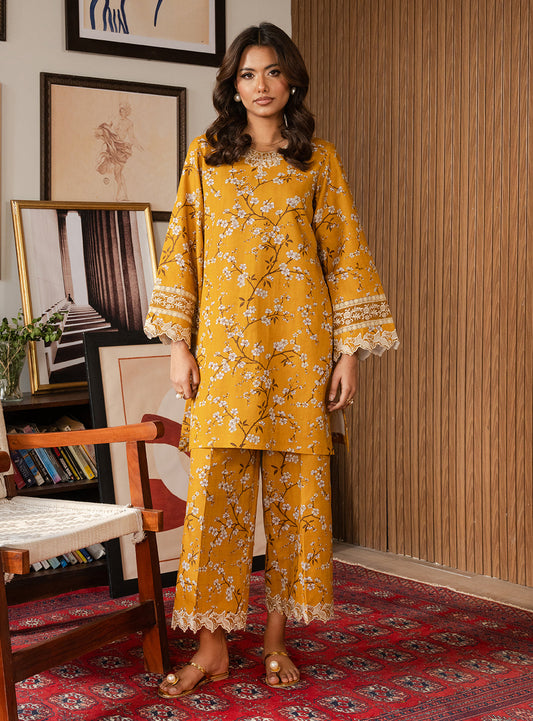 2 Piece - Printed Khaddar - Solara