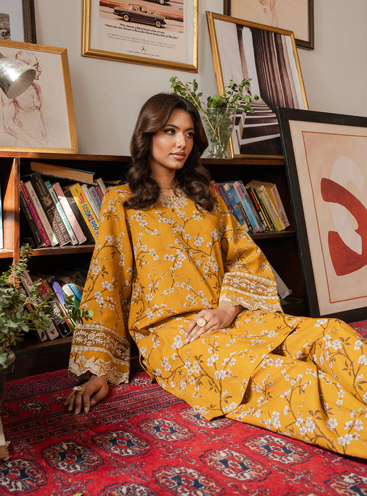 2 Piece - Printed Khaddar - Solara