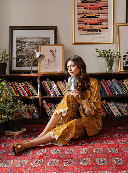 2 Piece - Printed Khaddar - Solara