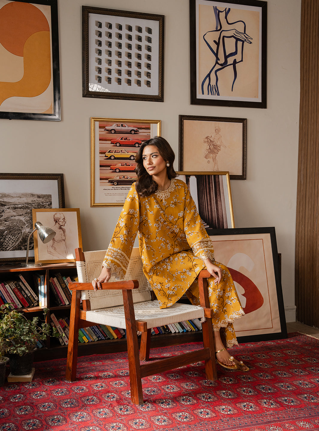 2 Piece - Printed Khaddar - Solara