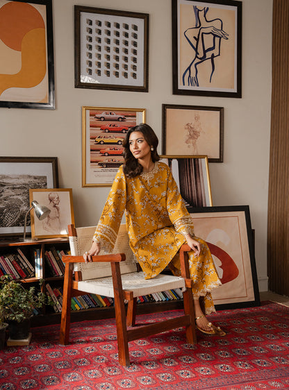 2 Piece - Printed Khaddar - Solara
