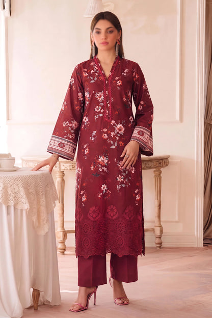 2 Piece - Embroidered Lawn - Fantak 168
