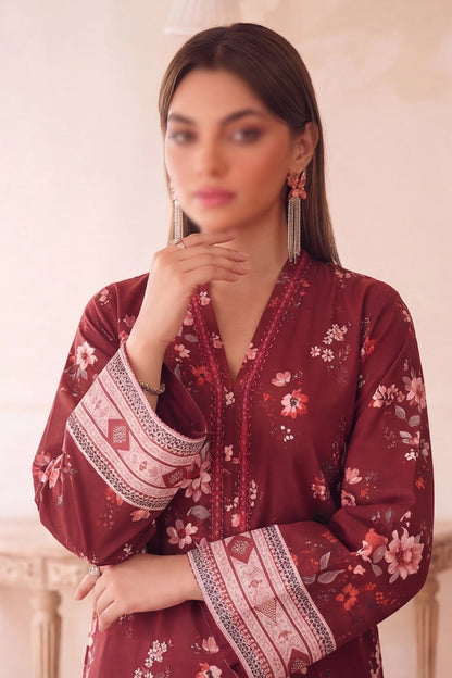 2 Piece - Embroidered Lawn - Fantak 168