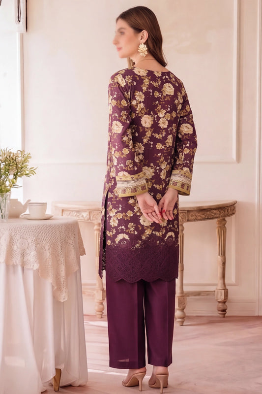 2 Piece - Embroidered Lawn - Fantak 170