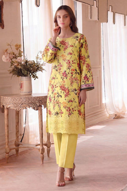 2 Piece - Embroidered Lawn - Fantak 171