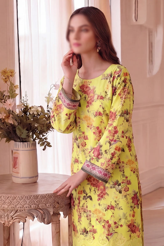 2 Piece - Embroidered Lawn - Fantak 171